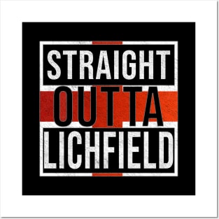 Straight Outta Lichfield - Gift for England From Lichfield Posters and Art